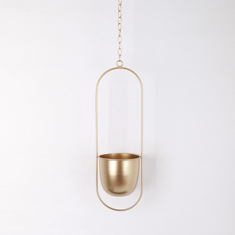 FloraFrame Elegant Metal Wall & Ceiling Plant Holder