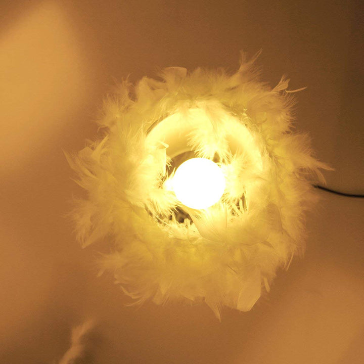 Creative Feather Crystal Table Lamp | Kalsten