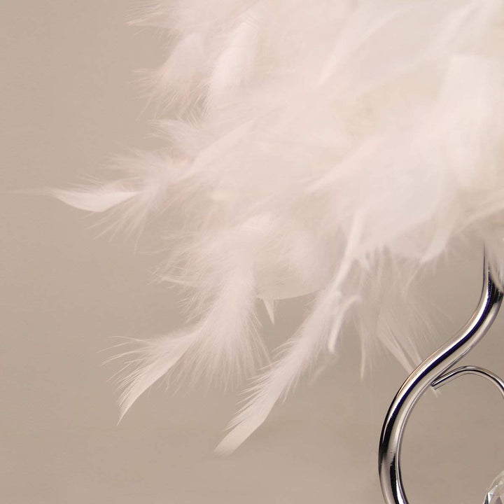 Creative Feather Crystal Table Lamp | Kalsten