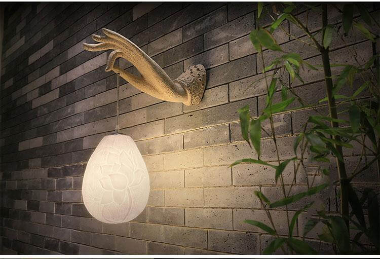 Modern Creative Chinese Lotus Wall Lamp | Kalsten