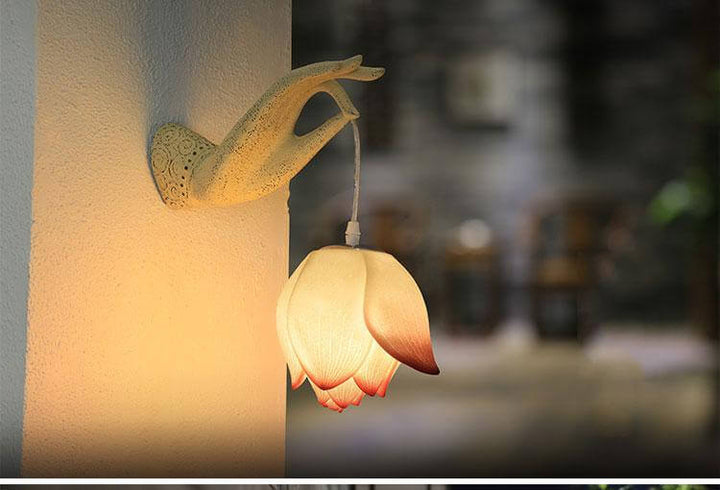 Modern Creative Chinese Lotus Wall Lamp | Kalsten