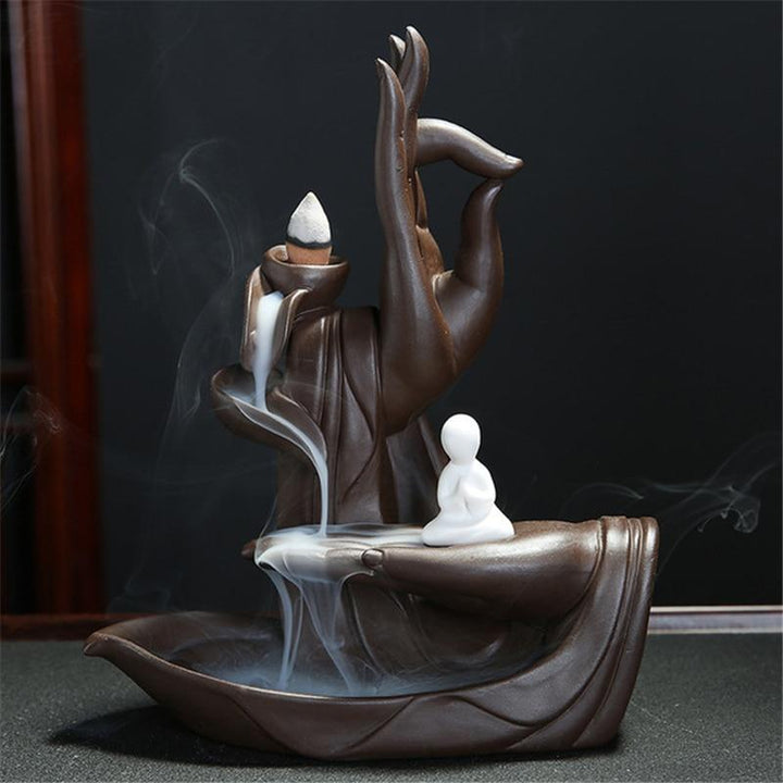 Buddha Hand Backflow Incense Burner | Kalsten