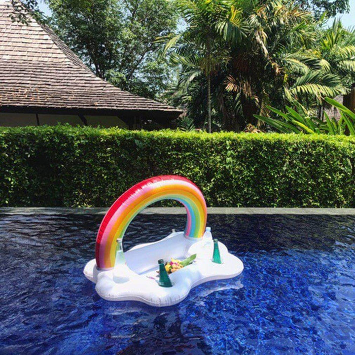 Rainbow Cloud Inflatable Cup Holder Party Bucket | Kalsten