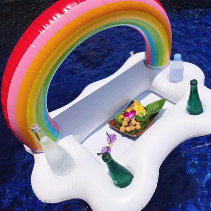 Rainbow Cloud Inflatable Cup Holder Party Bucket | Kalsten