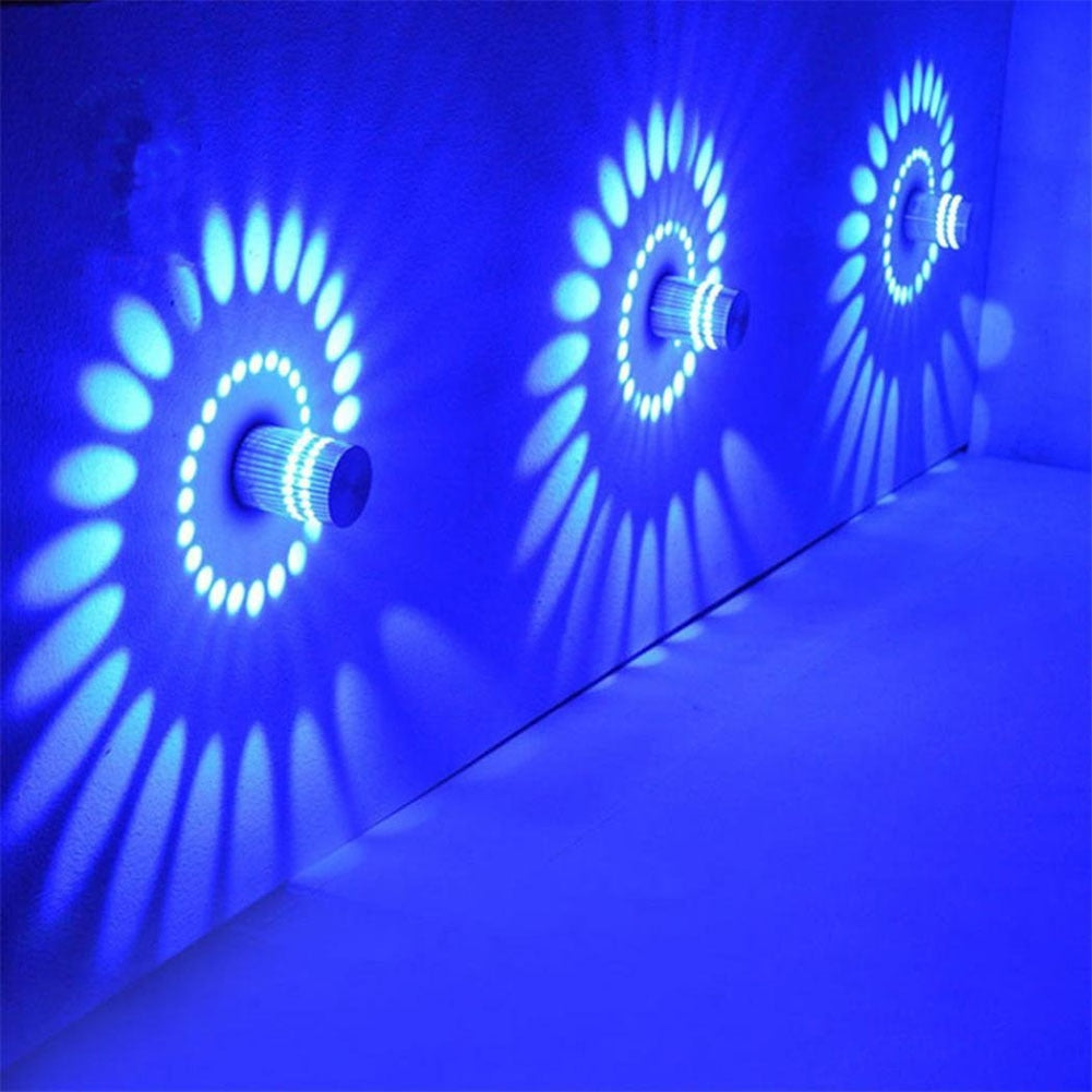 Spiral Hole RGB LED Fun Wall Light | Kalsten
