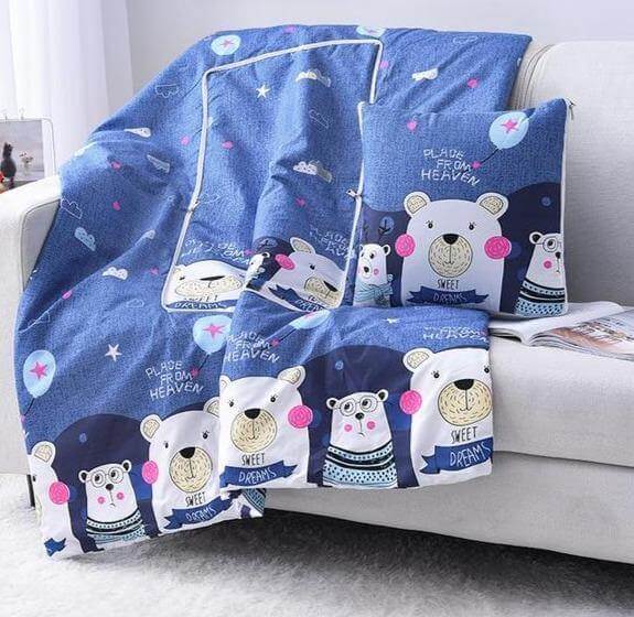 BowLift | 2In1 Colorful Cartoon Pillow Blanket