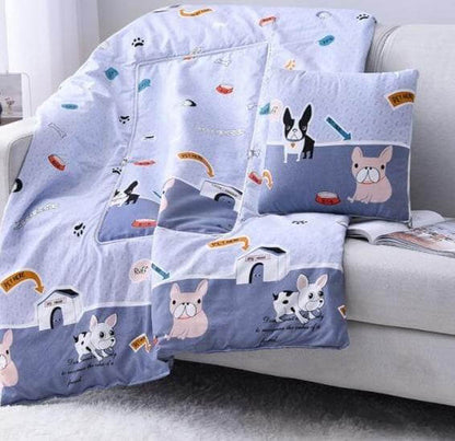 BowLift | 2In1 Colorful Cartoon Pillow Blanket
