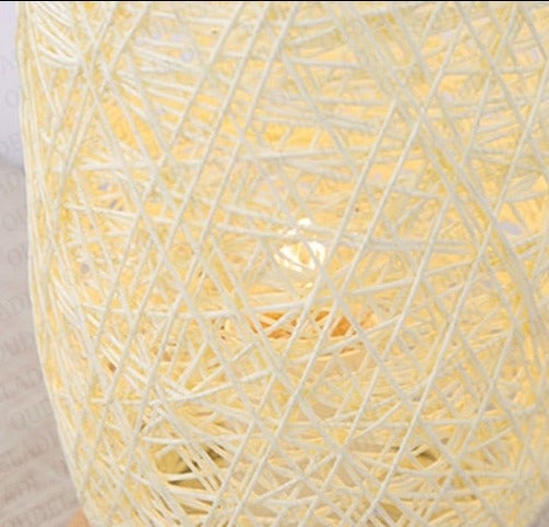 Rattan Table Lamp – Modern Decor