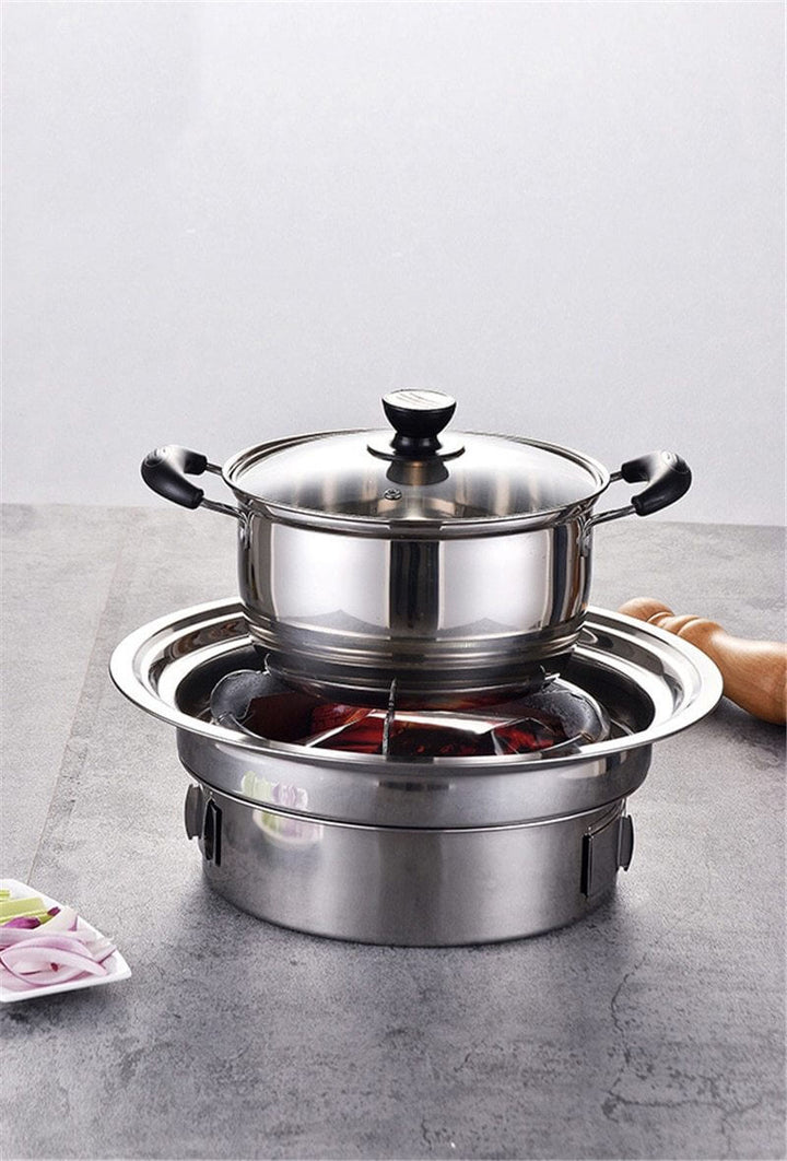 Portable Korean Style Stainless Steel Charcoal Camping Grill | Kalsten