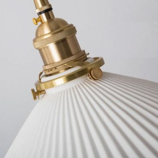 Kalsten | Scandinavian White Ceramic Pendant Light