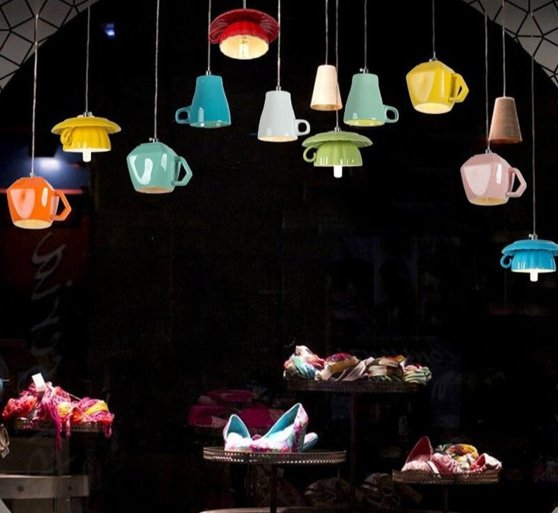 Nordic Ceramic Tea Cup Light | Kalsten