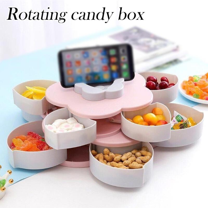 Kalsten | Petal-Shape Rotating Snack Box