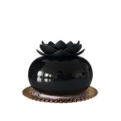 BowLift | Lotiscent | Ceramic Lotus Aroma Humidifier – Ultrasonic Essential Oil Diffuser for Relaxation & Wellness