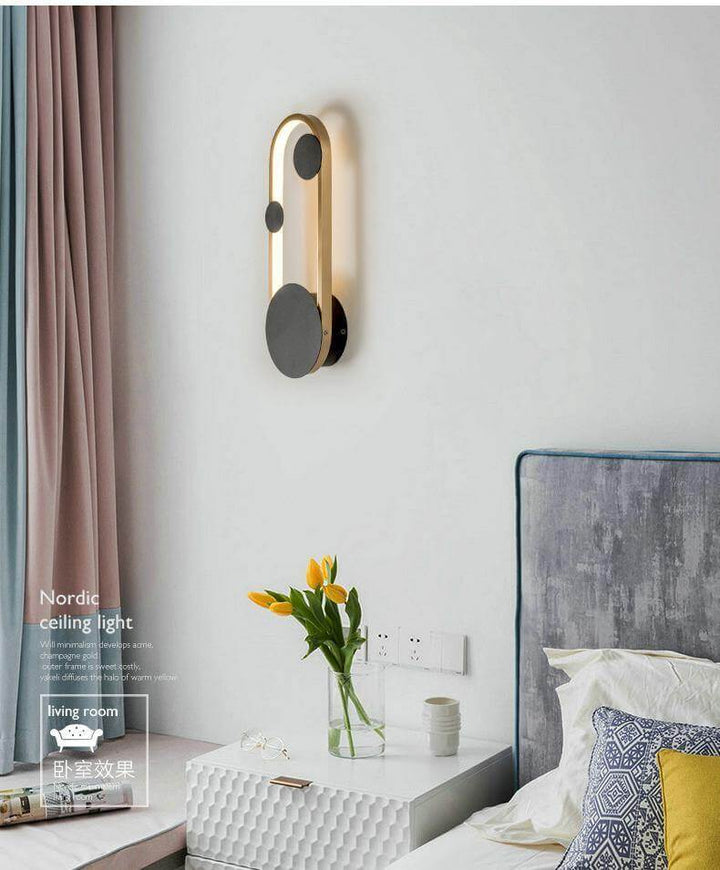 Modern Led Creative Nordic Earthly Wall Lamp | Kalsten