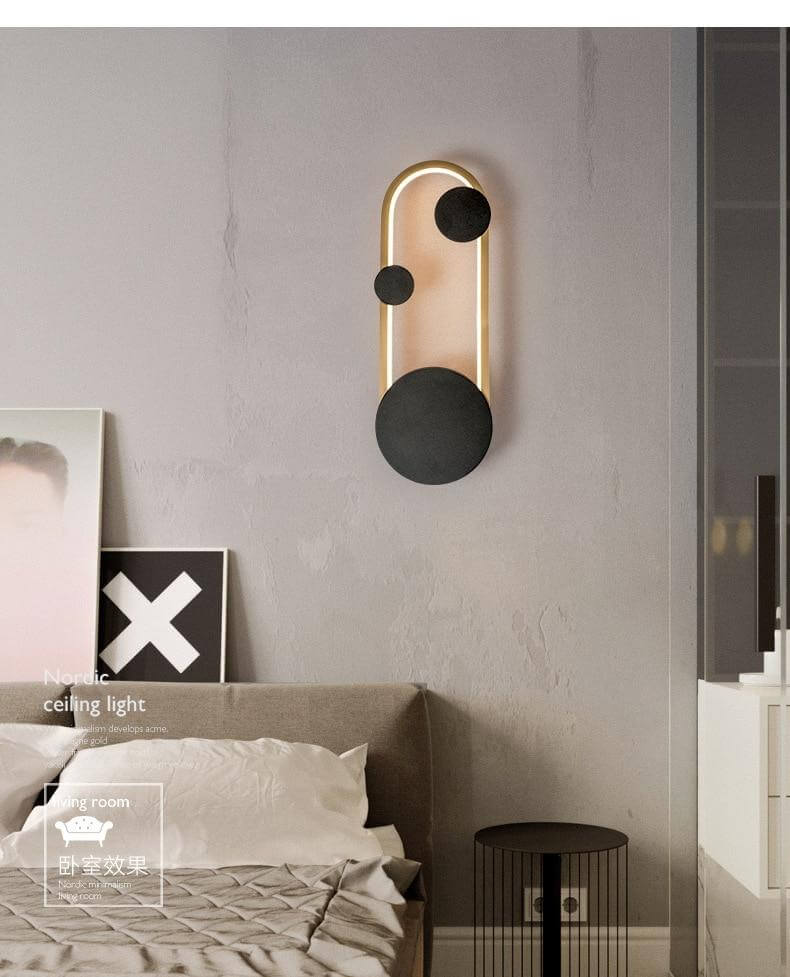 Modern Led Creative Nordic Earthly Wall Lamp | Kalsten