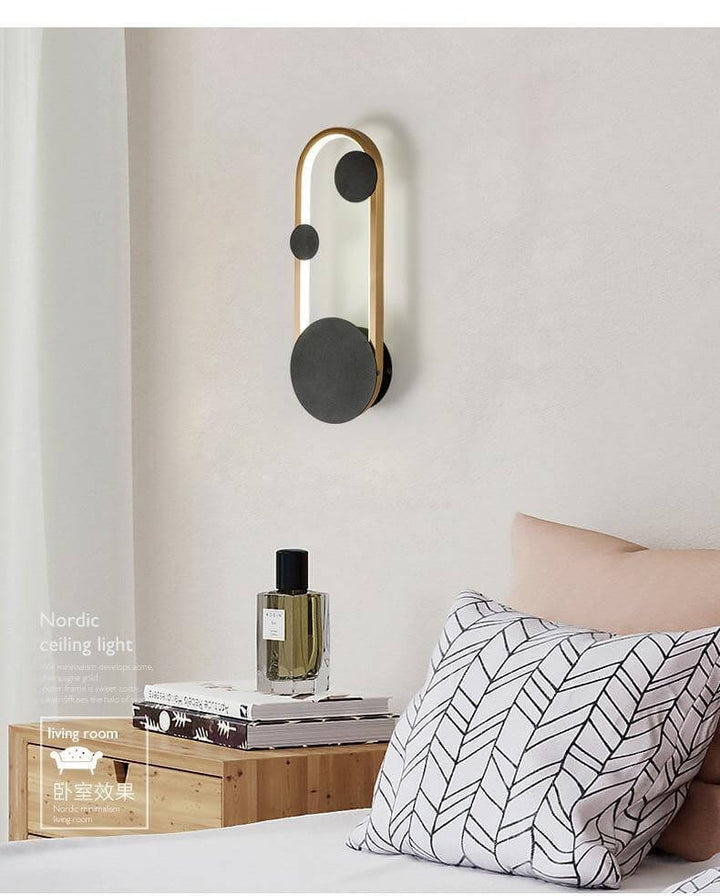 Modern Led Creative Nordic Earthly Wall Lamp | Kalsten