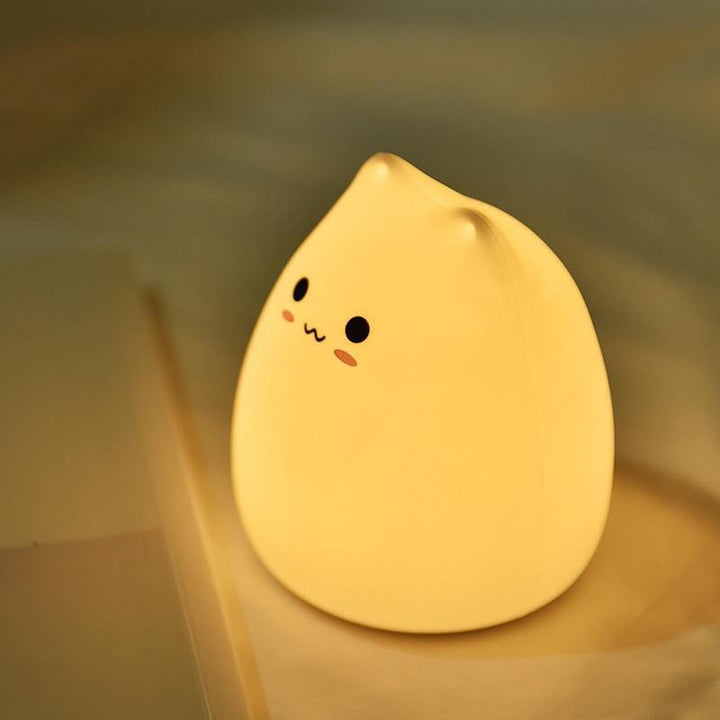 Colorful LED Silicone Touch Sensor Cat Night Lamp | Kalsten