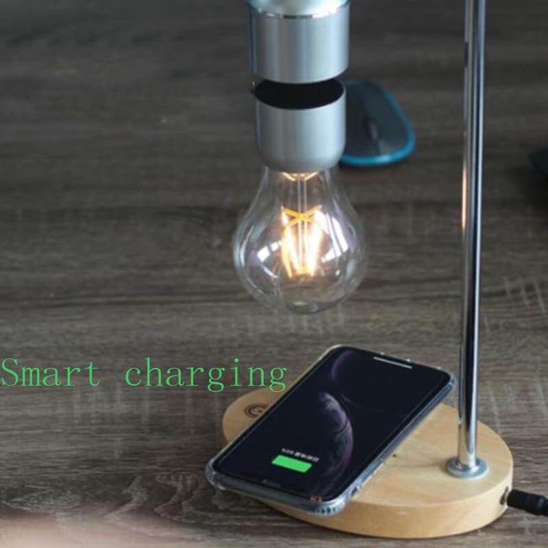 Magnetic Levitating Wireless Bulb Desk Lamp | Kalsten
