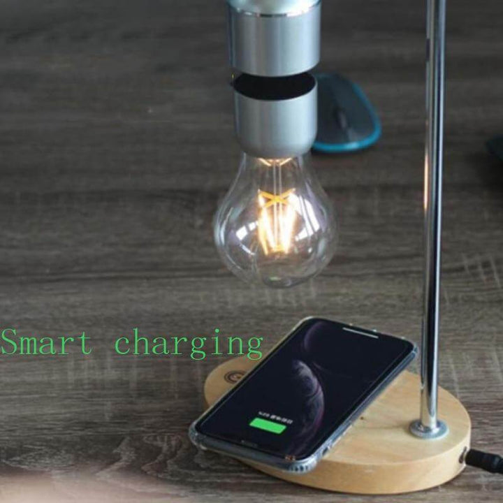 Magnetic Levitating Wireless Bulb Desk Lamp | Kalsten