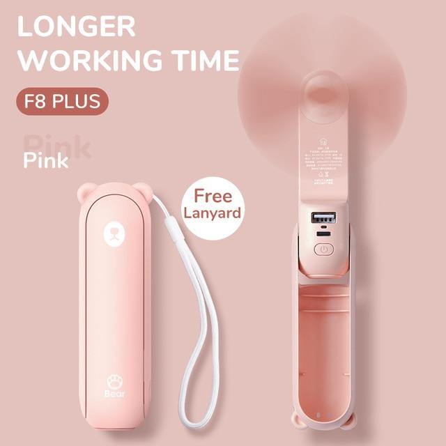 Rechargeable Portable Handheld Foldable Mini Fan - Image 2