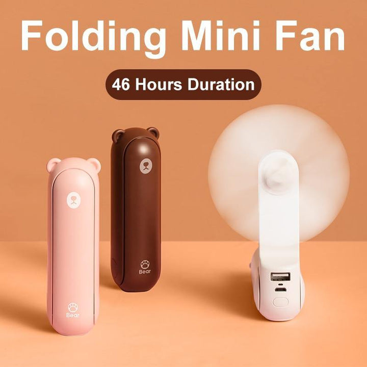 Rechargeable Portable Handheld Foldable Mini Fan - Image 0