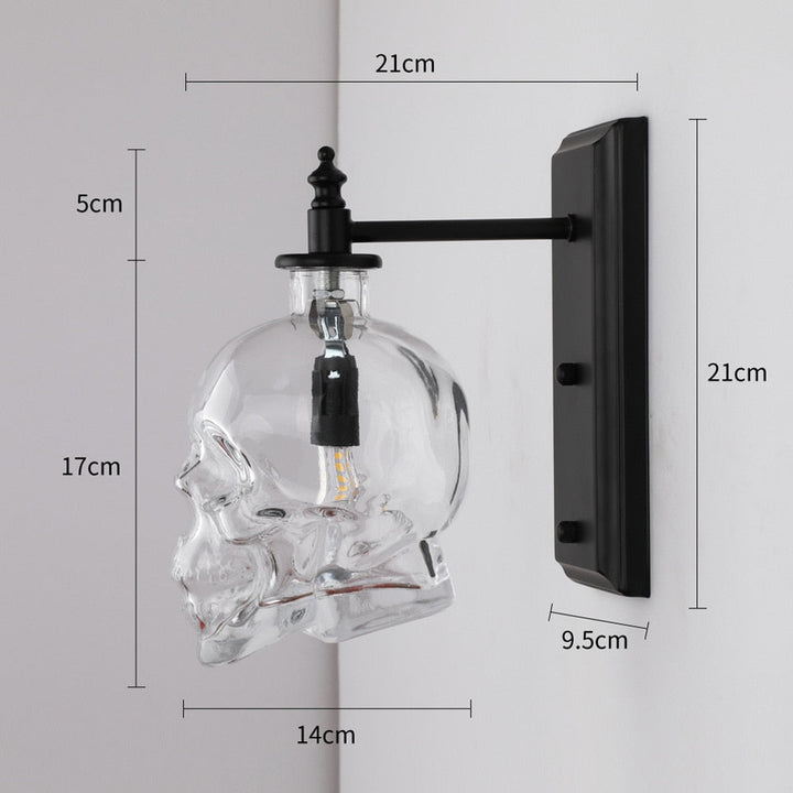 Retro Skull Glass Pendant Light | Kalsten