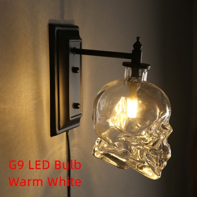 Retro Skull Glass Pendant Light | Kalsten
