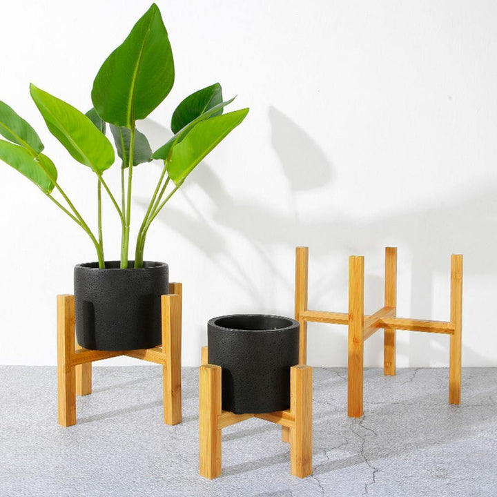 Kalsten | Elevate Plant Stand made of solid wood | Adjustable & Stable | Perfect for indoors