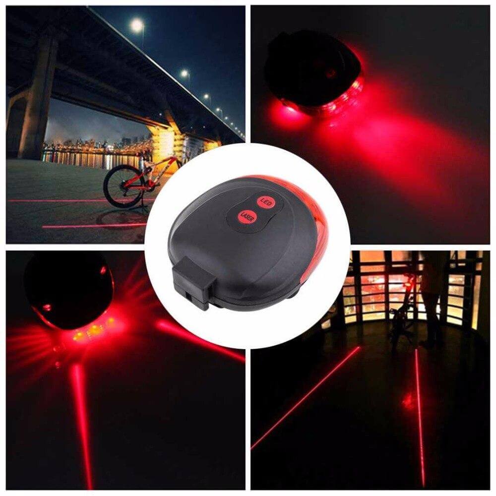 Waterproof LED Laser Bike Warning Lamp | Kalsten