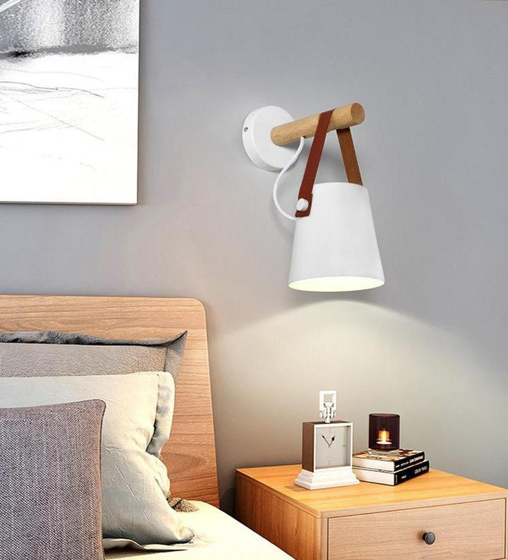 Wood Nordic Hanging Wall Lamp | Kalsten