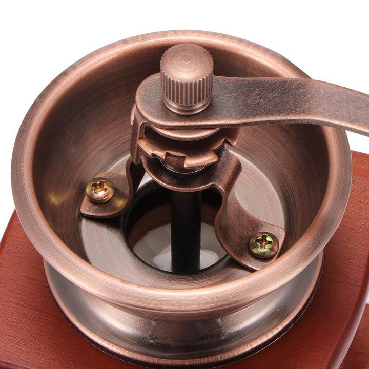 Antique Wooden Manual Coffee Grinder