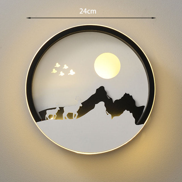Decorative Modern Art Wall Led Lamp | Kalsten
