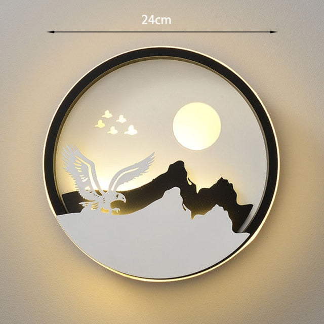 Decorative Modern Art Wall Led Lamp | Kalsten