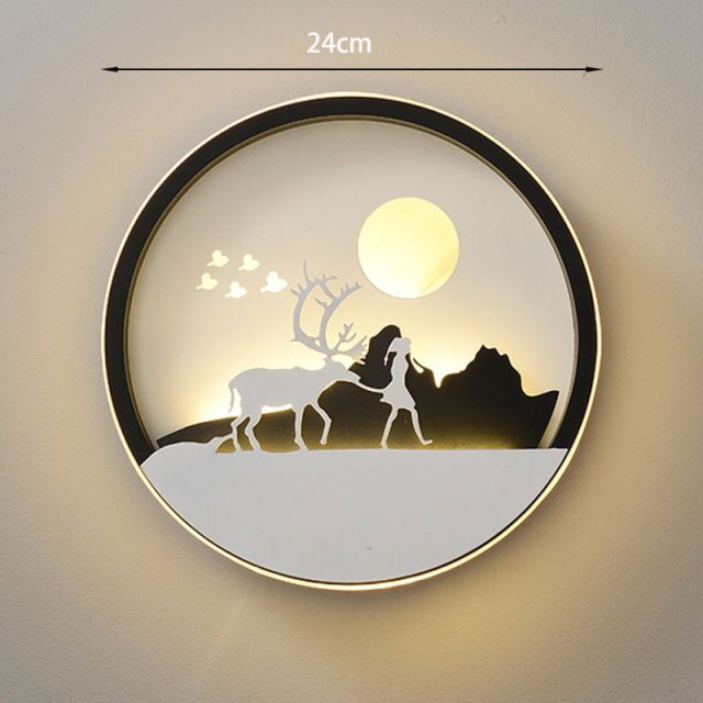 Decorative Modern Art Wall Led Lamp | Kalsten