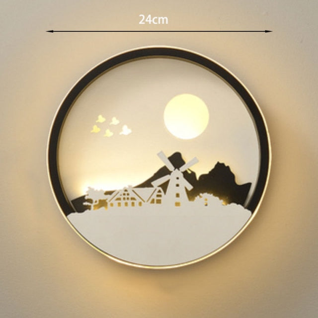 Decorative Modern Art Wall Led Lamp | Kalsten
