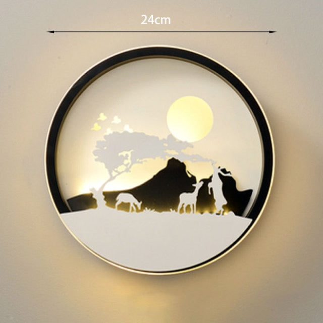 Decorative Modern Art Wall Led Lamp | Kalsten