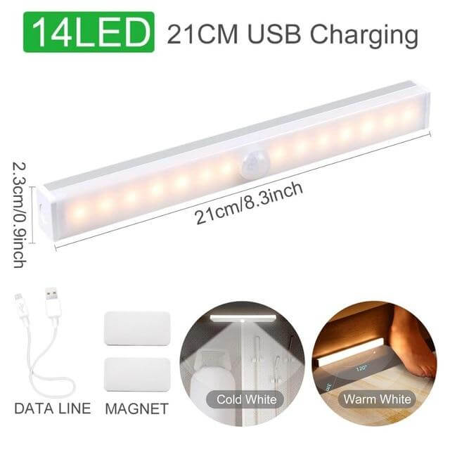 Warm & Cold Light Motion Sensor Wireless LED Lights | Kalsten