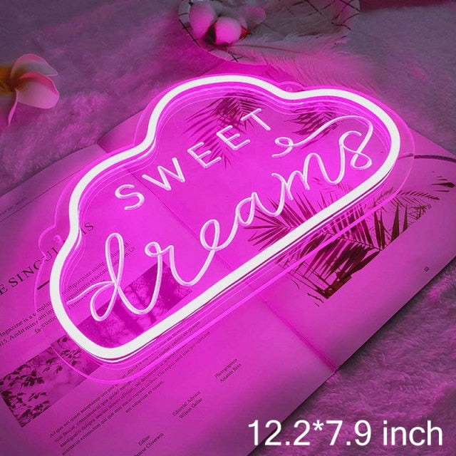 LED Sweet Dreams Neon Sign | Kalsten