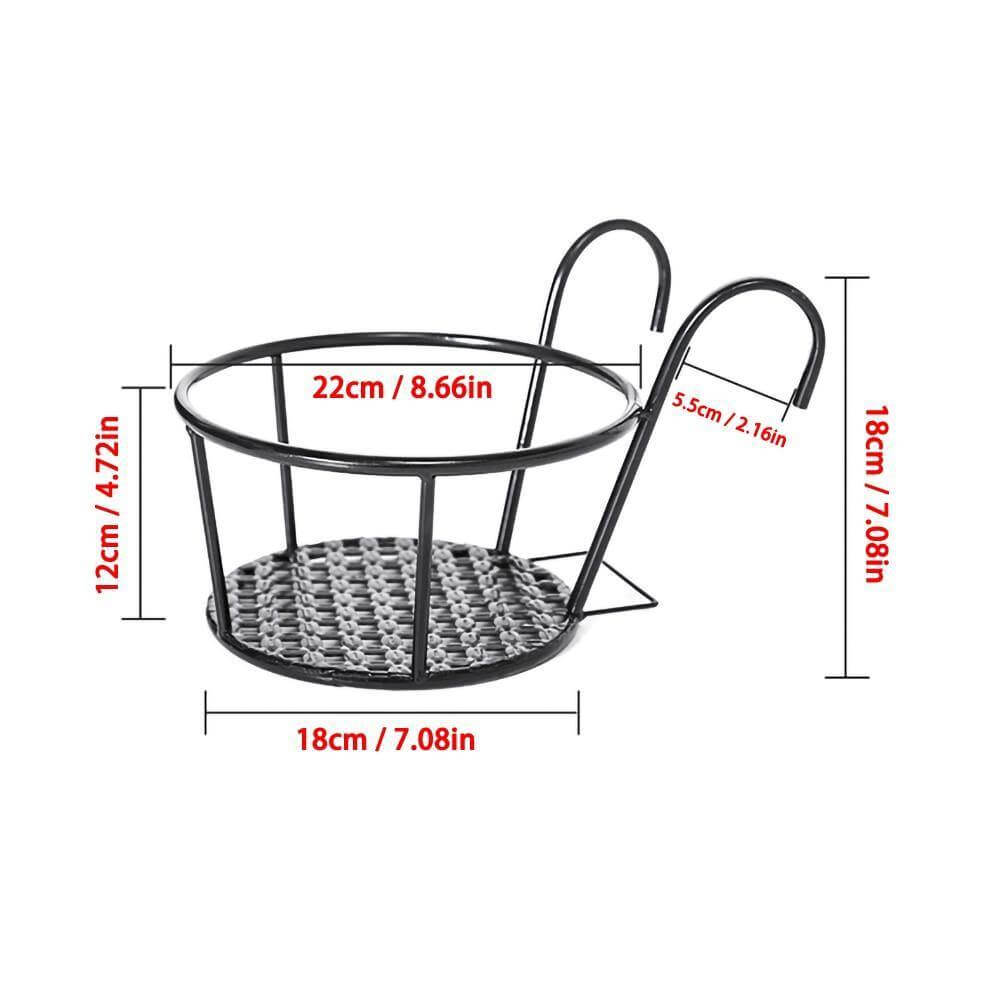 Iron Outdoor Hanging Baskets Flower Pot Holder | Kalsten