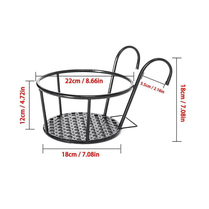 Iron Outdoor Hanging Baskets Flower Pot Holder | Kalsten