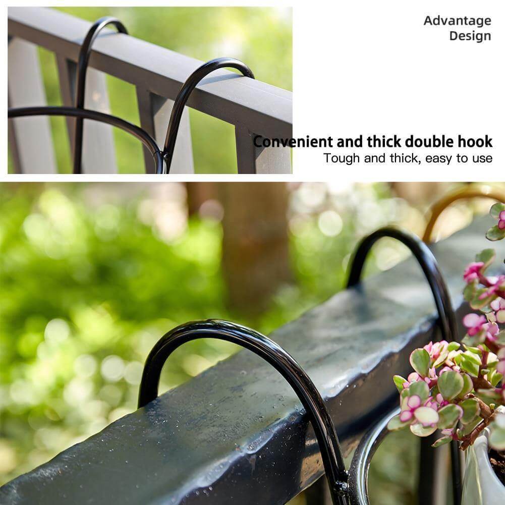Iron Outdoor Hanging Baskets Flower Pot Holder | Kalsten