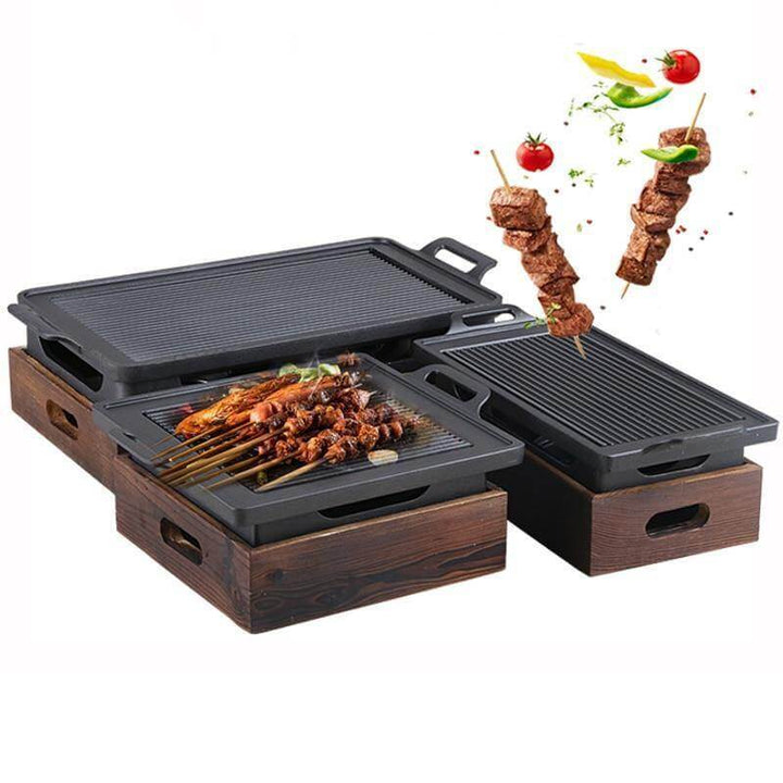 Smokeless Portable Japanese Non-Stick BBQ Grill | Kalsten