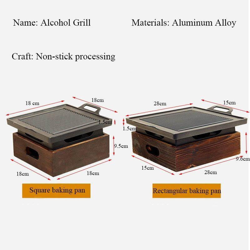 Smokeless Portable Japanese Non-Stick BBQ Grill | Kalsten