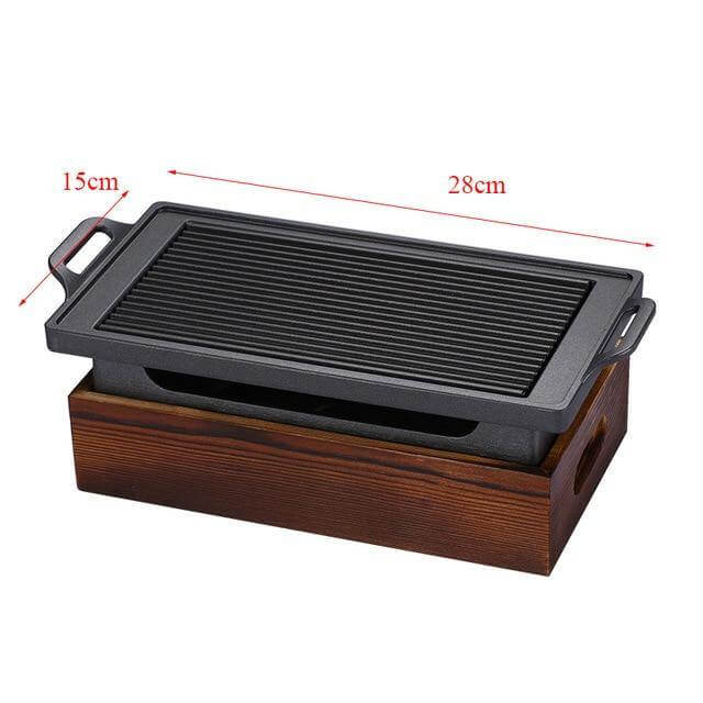 Smokeless Portable Japanese Non-Stick BBQ Grill | Kalsten