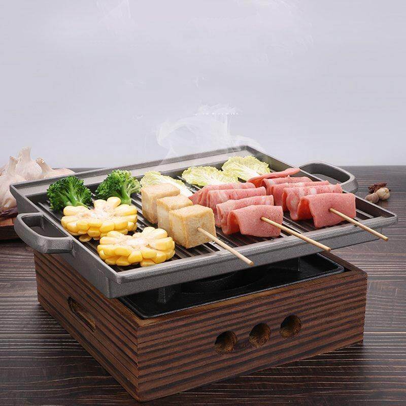 Smokeless Portable Japanese Non-Stick BBQ Grill | Kalsten
