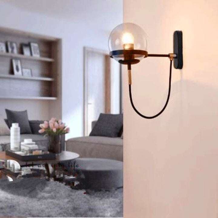Elegant Retro Wall Glass Ball Lamp | Kalsten