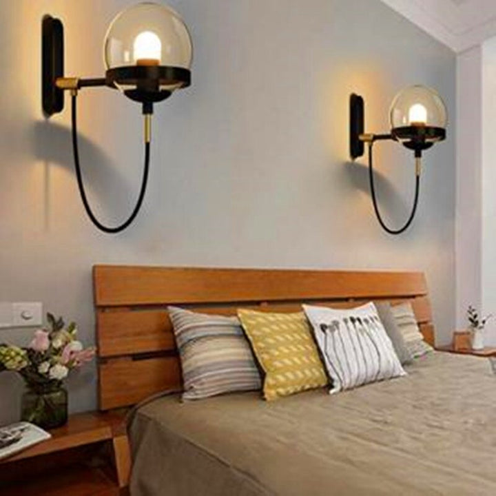 Elegant Retro Wall Glass Ball Lamp | Kalsten