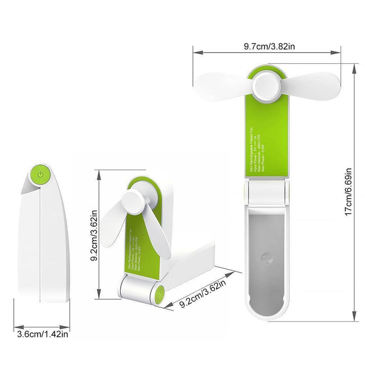 Rechargeable Portable Foldable Mini Fan | Kalsten