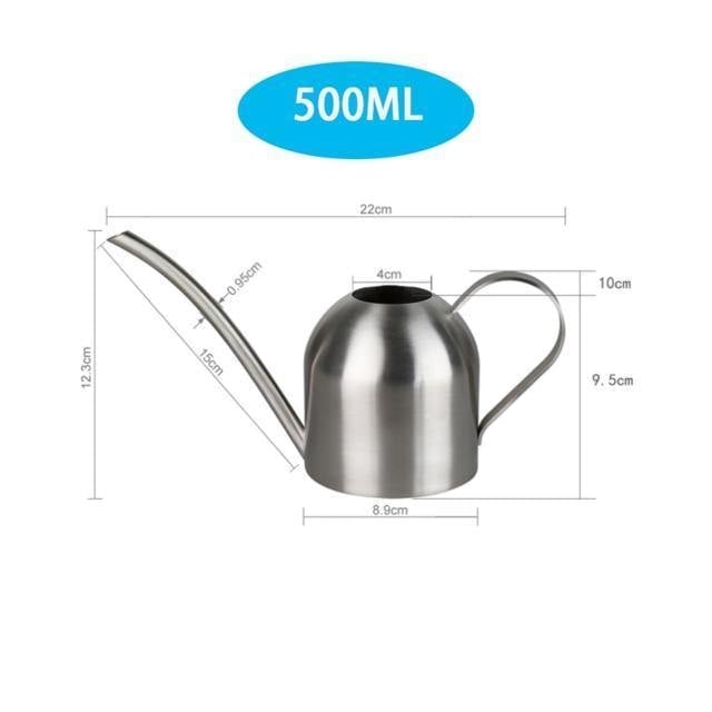 Kalsten | Stainless Steel Watering Can with Flexible Neck | Modern Design | Perfect Watering | Rustproof