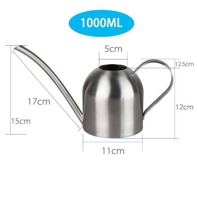 Kalsten | Stainless Steel Watering Can with Flexible Neck | Modern Design | Perfect Watering | Rustproof